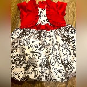Girls toddler Christmas dress